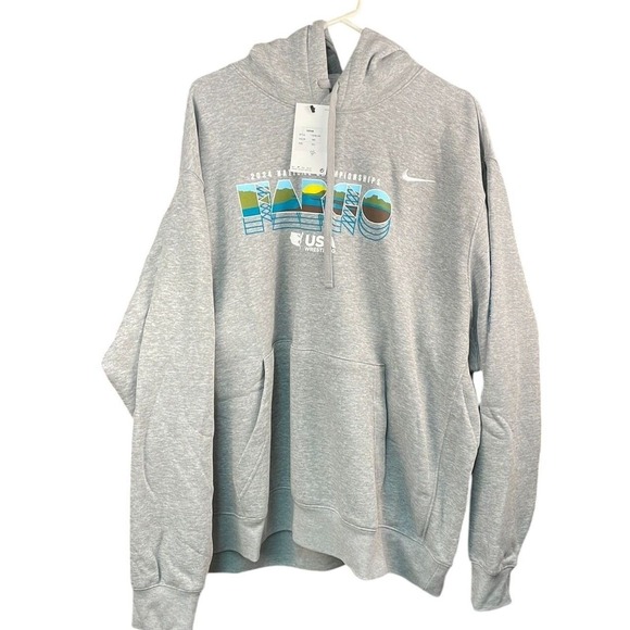 Nike Other - Nike Hoodie Gray 2024 USA Wrestling Fargo National Championships Mens XXL